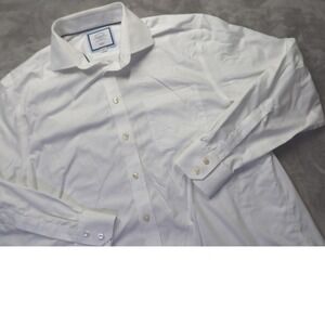 Charles Tyrwhitt White Dress Shirt Classic Fit 16.5 35